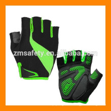 Gants de sport de mode rembourrés de gel de demi doigt, usine de gants